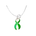 thumbnail image 1 of Large Green Ribbon Necklaces, 1 of 4