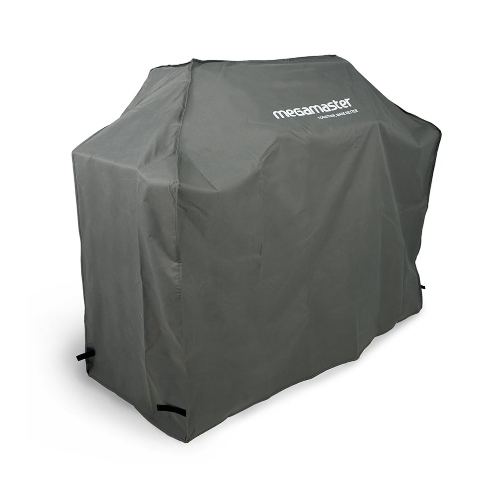 Large Black Polyester Grill Cover, 65" Weather Resistant