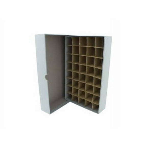 Large Guardhouse Coin Tube Storage Box, Heavy Duty Small Dollar/Gray