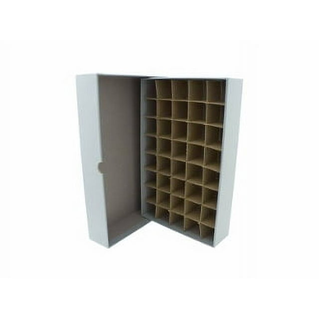 Large Guardhouse Coin Tube Storage Box, Heavy Duty Small Dollar/Gray