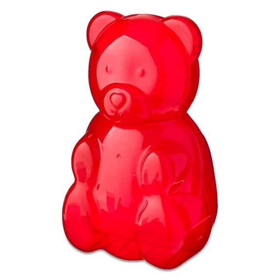 Large Gummy Bear Containers, Clear Gummy Bear Shaped Candy Holder for Valentine's Day, Big Plastic Bear Container, Reusable Bears Shaped Gift Box for Candy, Party Favors & Festive Storage
