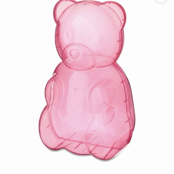Large Gummy Bear Containers, Clear Gummy Bear Shaped Candy Holder for Valentine's Day, Big Plastic Bear Container, Reusable Bears Shaped Gift Box for Candy, Party Favors & Festive Storage