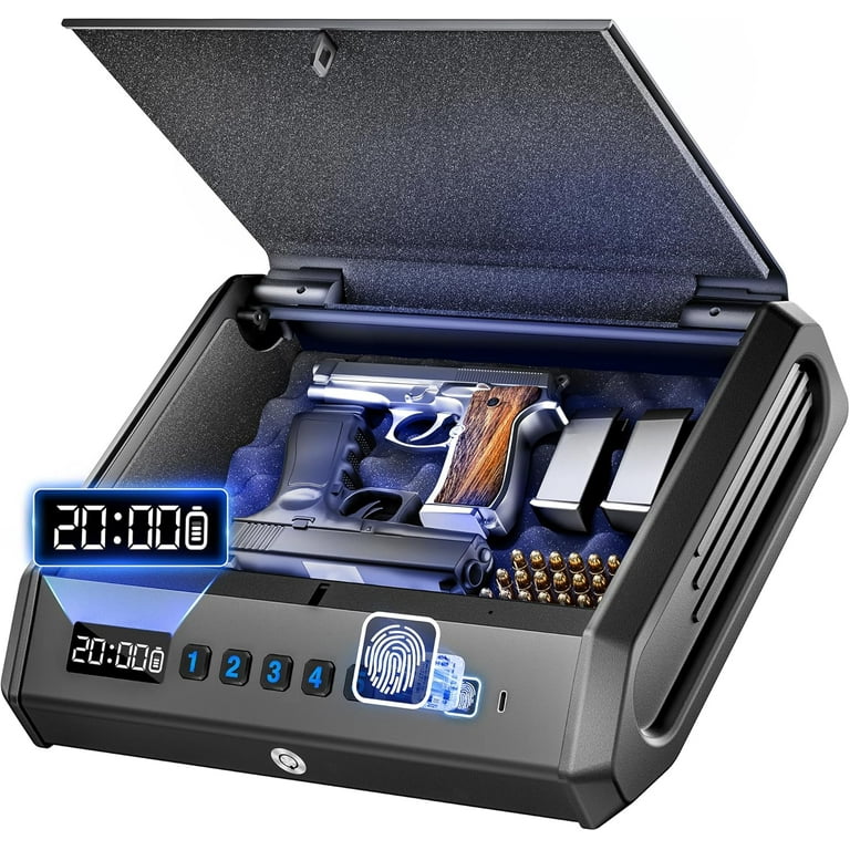 MicroVault Extra-Large Biometric Personal Security Handgun Safe with Fingerprint Reader MicroVault Extra-Large Biometric Personal Security Handgun Safe with Fingerprint Reader