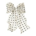 thumbnail image 1 of Large Hair Bow Clips for Women - Bright Silk Long Tail French Hair Ribbon Bows - Elegant Hair Accessories for Girls, 1 of 4