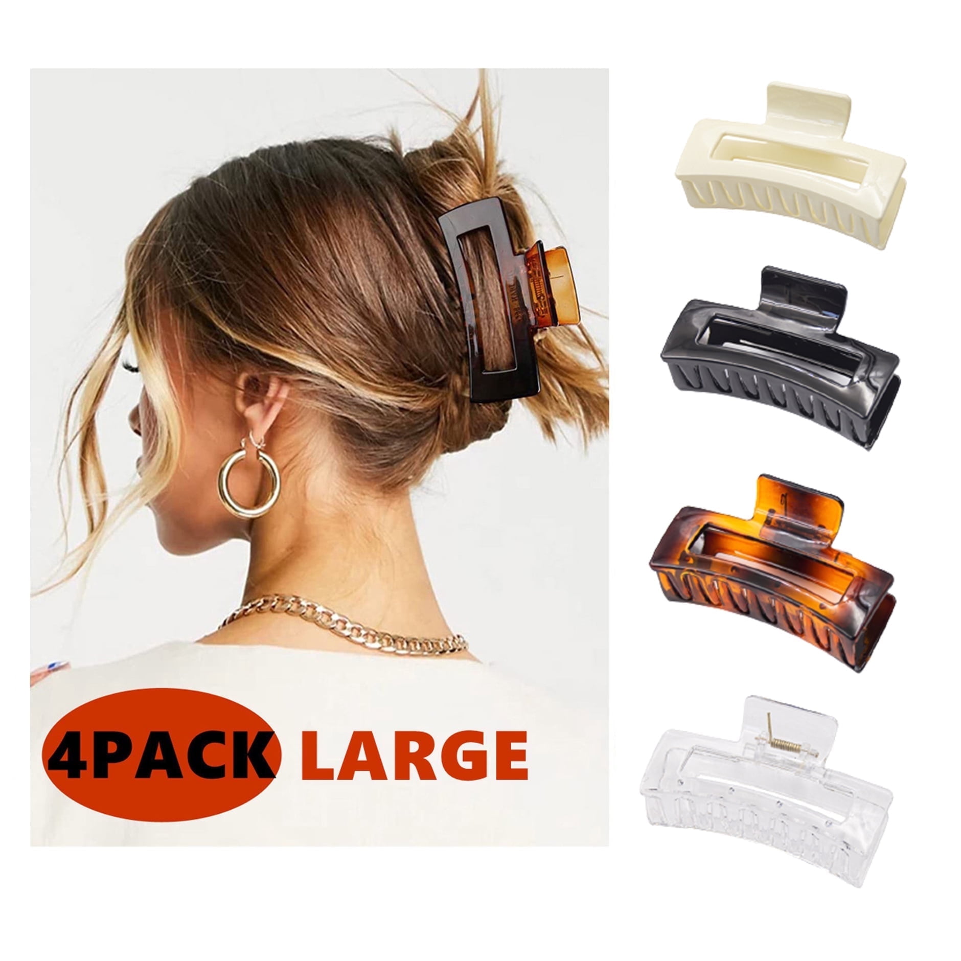 Kabuer Large Hair Claw Clips 4.1 display picture 2
