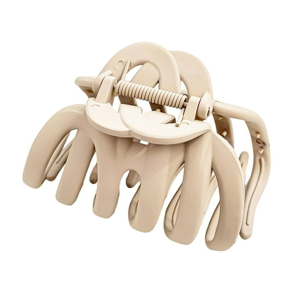 Large Hair Claw Octopus Shape Anti-slip Teeth Hair Clip Women Strong Grip Non-slip Back Head Shower Hair Accessories