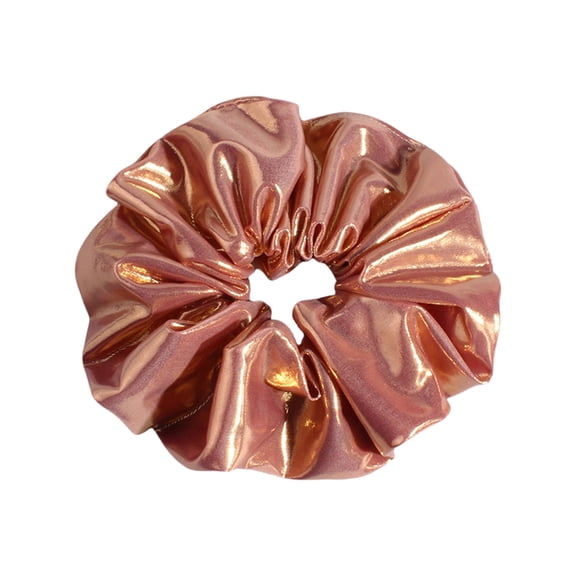 Large Hair Women's Hair Accessories Hair Tie Leather And Fabric Hair Scrunchie Hair Holder for Party Occasion