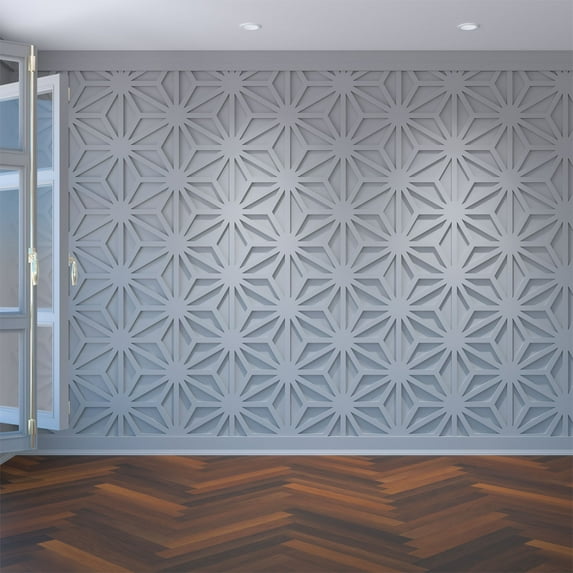 Large Hampton Decorative Fretwork Wall Panels in Architectural Grade PVC