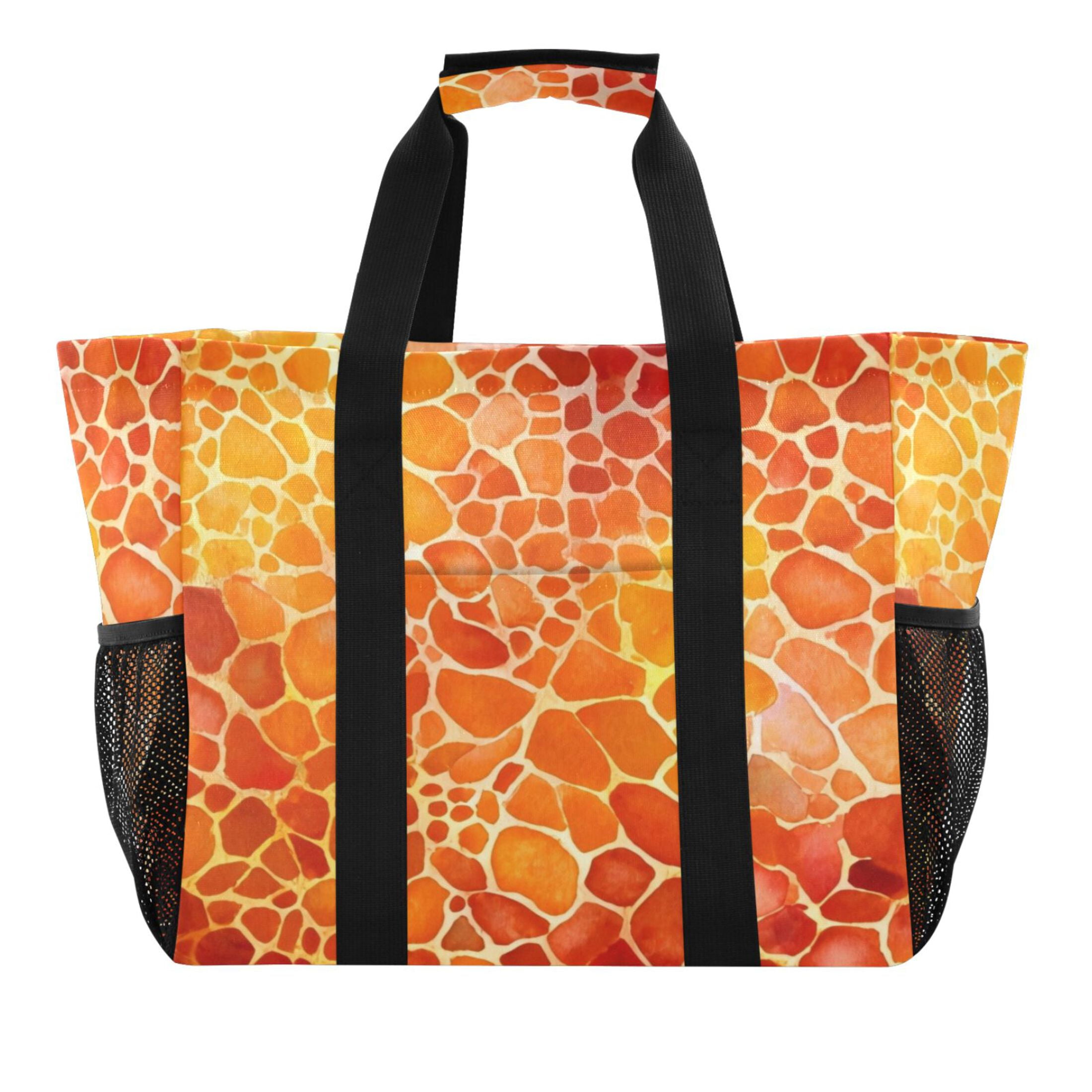 Large Hand-Held Storage Bag Kitchen Reusable Grocery Bags, Travel Tote ...