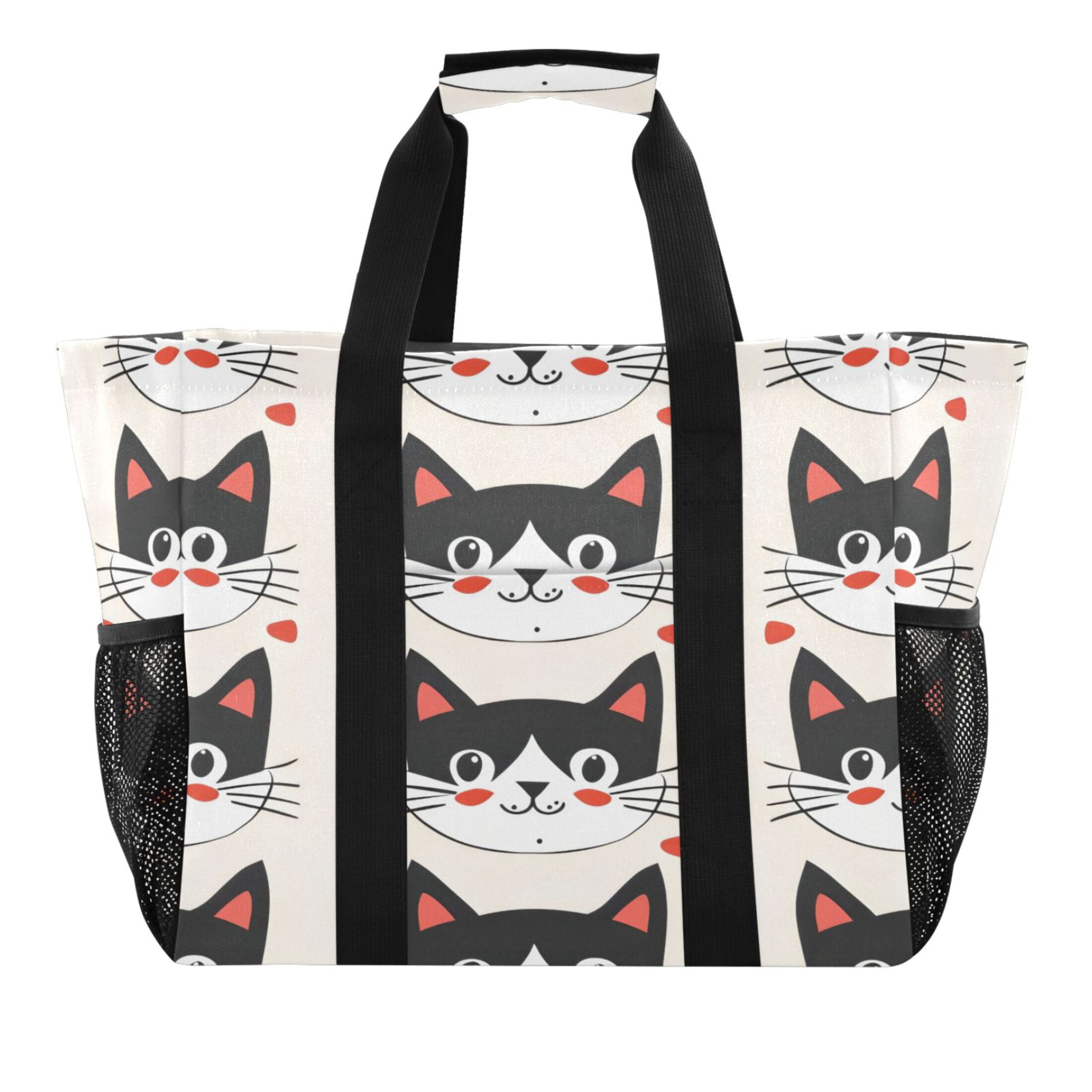 Large Hand-Held Storage Bag Kitchen Reusable Grocery Bags, Travel Tote ...