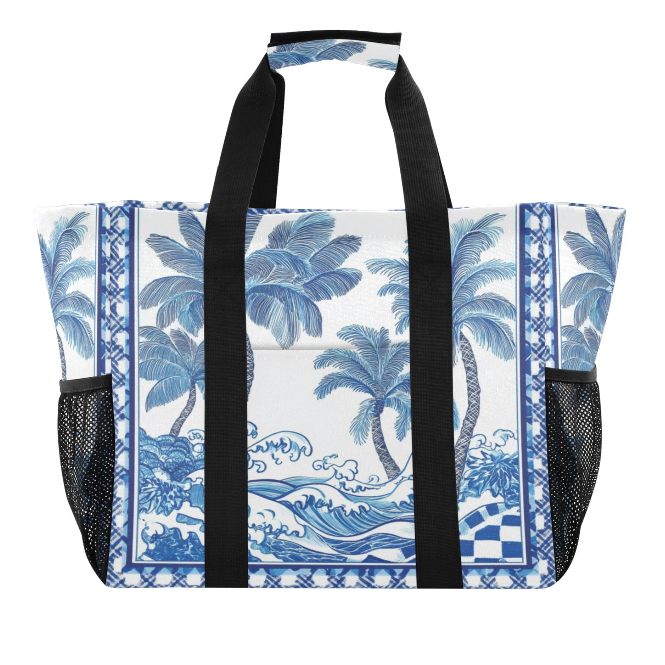 Large Hand-Held Storage Bag Kitchen Reusable Grocery Bags, Travel Tote ...