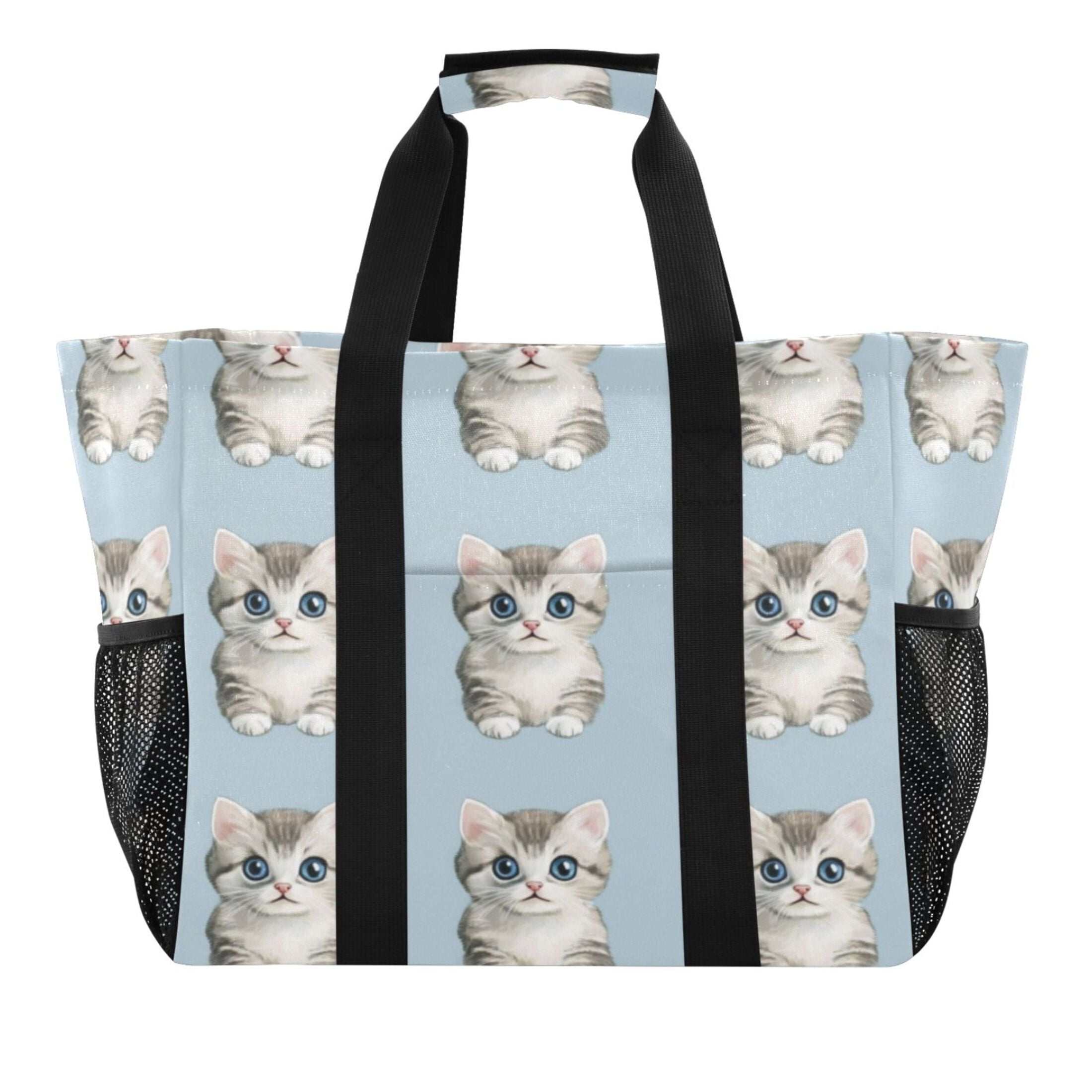 Large Hand-Held Storage Bag Kitchen Reusable Grocery Bags, Travel Tote ...