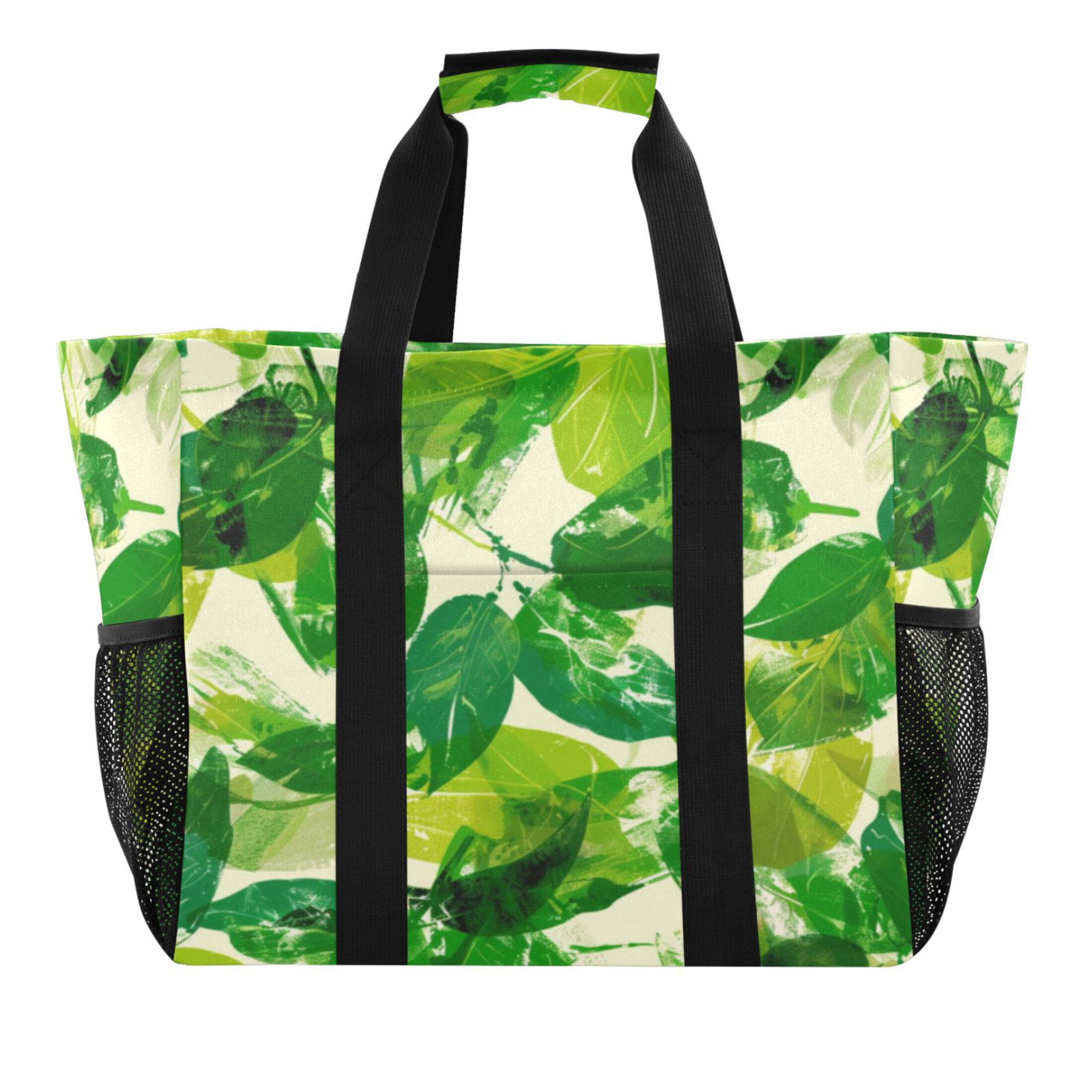 Large Hand-Held Storage Bag Kitchen Reusable Grocery Bags, Travel Tote ...