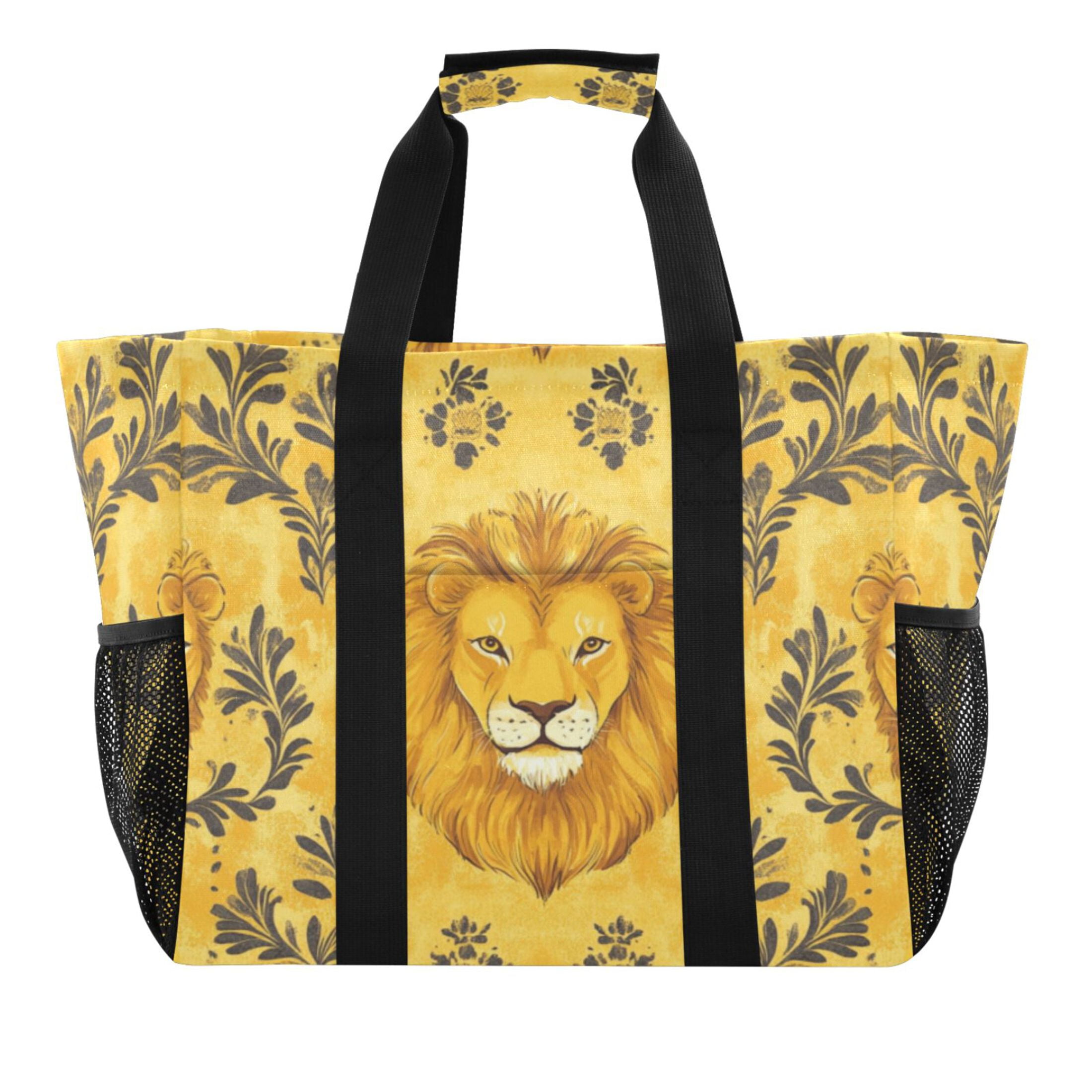 Large Hand-Held Storage Bag Kitchen Reusable Grocery Bags, Travel Tote ...