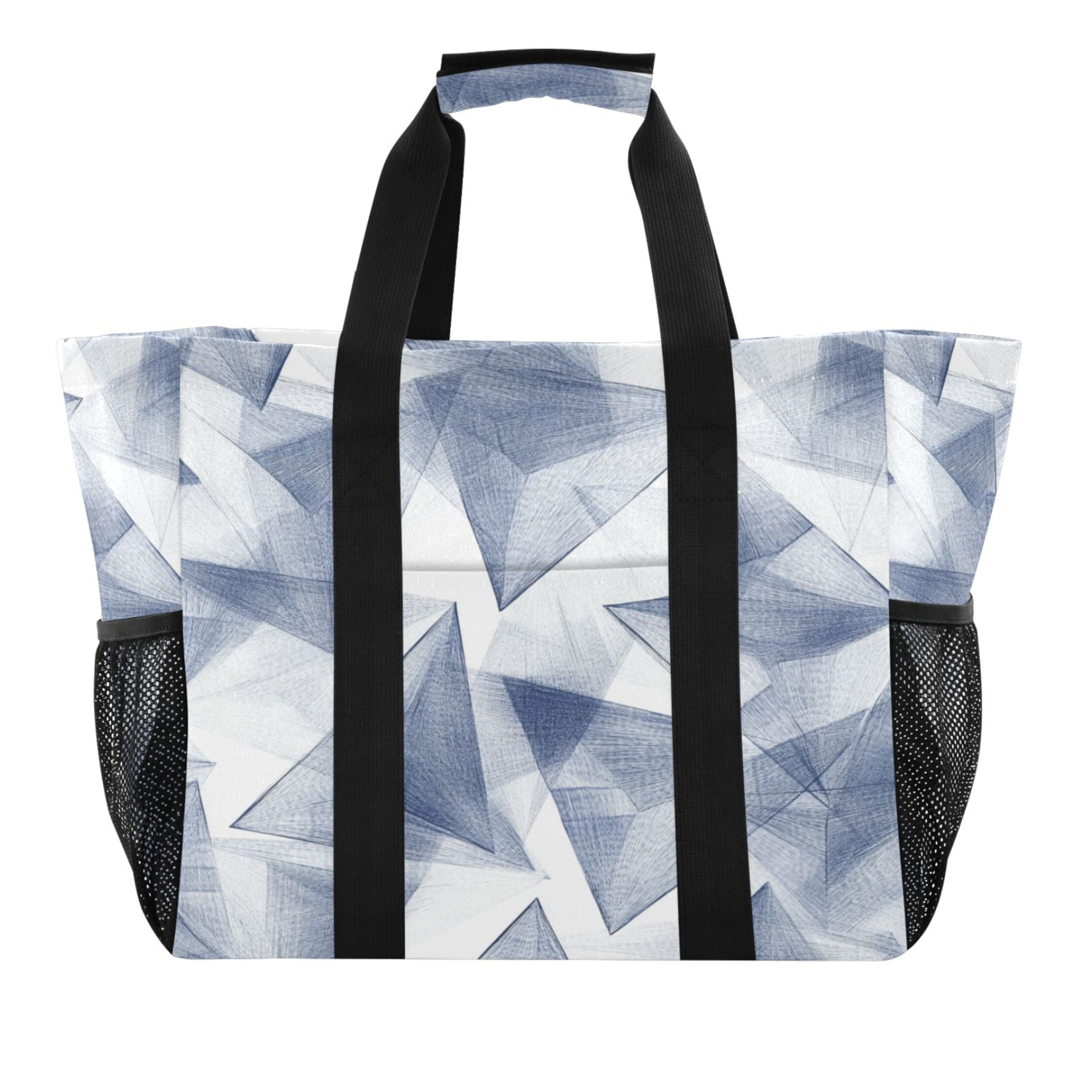 Large Hand-Held Storage Bag Kitchen Reusable Grocery Bags, Travel Tote ...