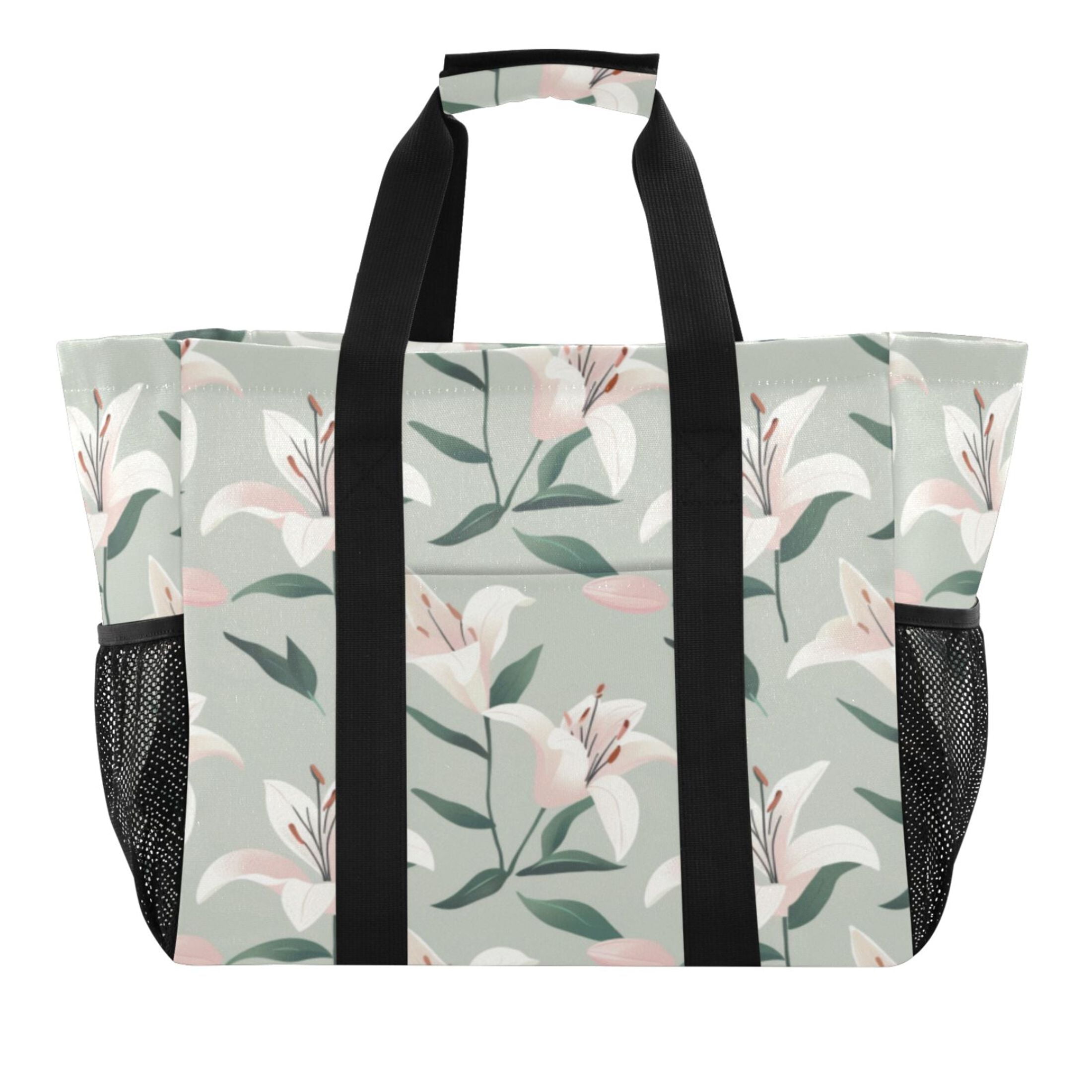 Large Hand-Held Storage Bag Kitchen Reusable Grocery Bags, Travel Tote ...