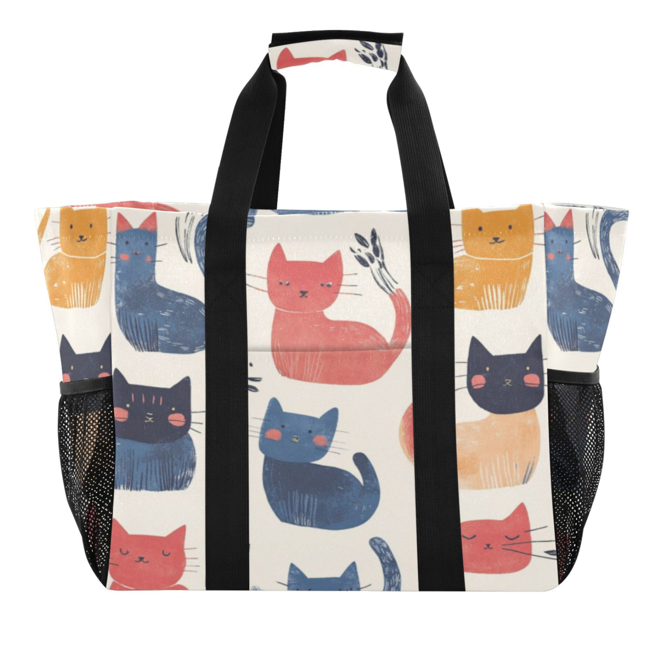 Large Hand-Held Storage Bag Kitchen Reusable Grocery Bags, Travel Tote ...