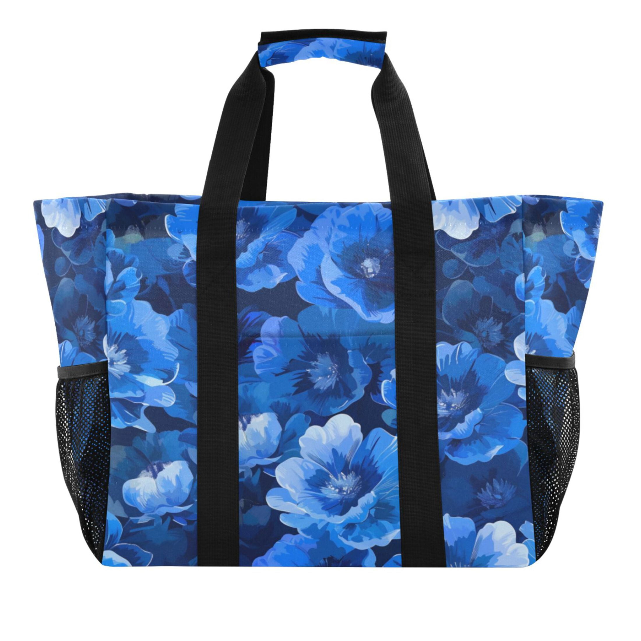 Large Hand-Held Storage Bag Kitchen Reusable Grocery Bags, Travel Tote ...