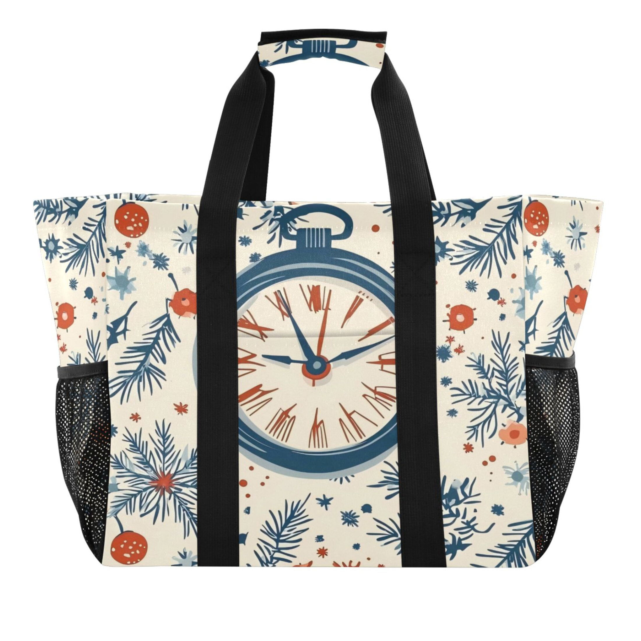 Large Hand-Held Storage Bag Kitchen Reusable Grocery Bags, Travel Tote ...