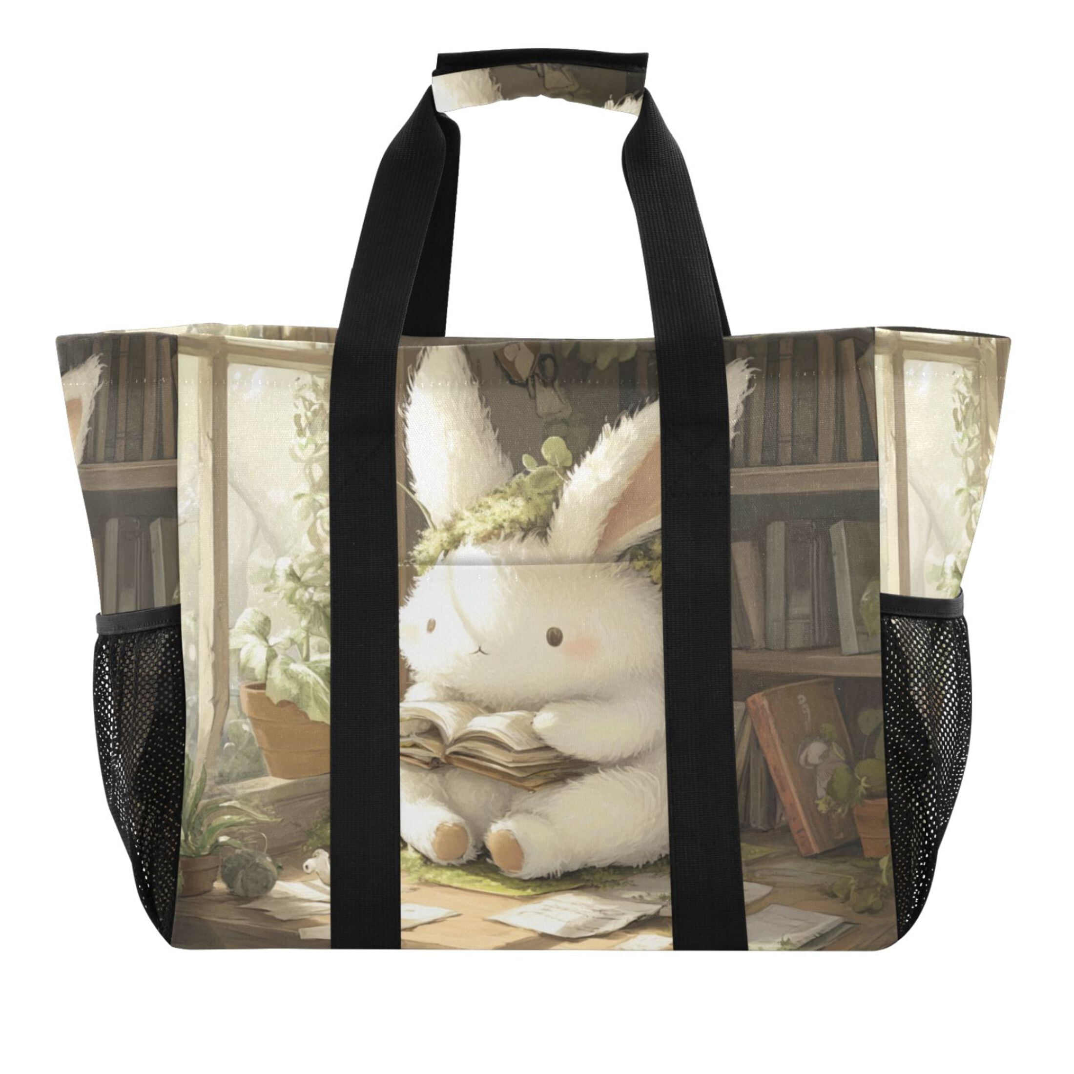 Large Hand-Held Storage Bag Kitchen Reusable Grocery Bags, Travel Tote ...