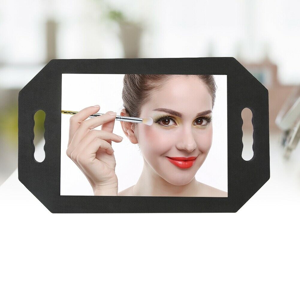 Unbreakable Hand Mirror with Double Handle Large Handheld Barber