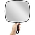thumbnail image 1 of Large Hand Mirror,Topboutique Hand Mirror, Extra Large Black Handheld Mirror with Handle,Square,（XL）Best Christmas Gift, 1 of 7