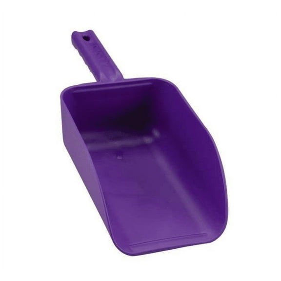 Large Hand Scoop,6-1/2 In. W,Purple 65008