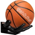 thumbnail image 1 of Hold My Ball Basketball Holders – Black Large Hand Wall Mount Displays for Ball Storage & Memorabilia - Ball Storage rack for Basketball, Soccer or Volleyballs, 1 of 7