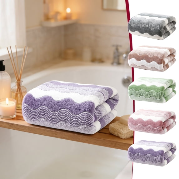 Large Hand Towels, Velvet Towel Soft Absorbent For Dormitory Home BathroomQuick Dry Microfiber Bath Towel