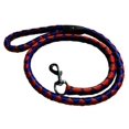 thumbnail image 1 of Large Hand Woven Dog Leash Multi Color Heavy Duty Training Walking Harness - Blue Red, 1 of 1