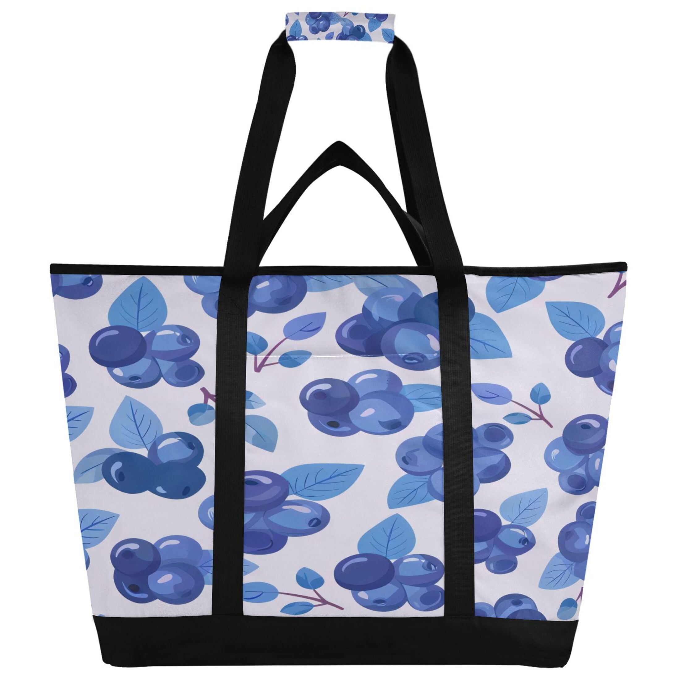 Large Hand-held Ice Pack Picnic Bag Insulation and Refrigeration Suitable for Shopping Picnics and Camping Blueberry