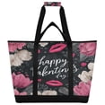 thumbnail image 1 of Large Hand-held Ice Pack Picnic Bag Insulation and Refrigeration Suitable for Shopping Picnics and Camping Happy Valentine's Day, 1 of 8