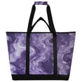 thumbnail image 1 of Large Hand-held Ice Pack Picnic Bag Insulation and Refrigeration Suitable for Shopping Picnics and Camping Purple Lava, 1 of 8