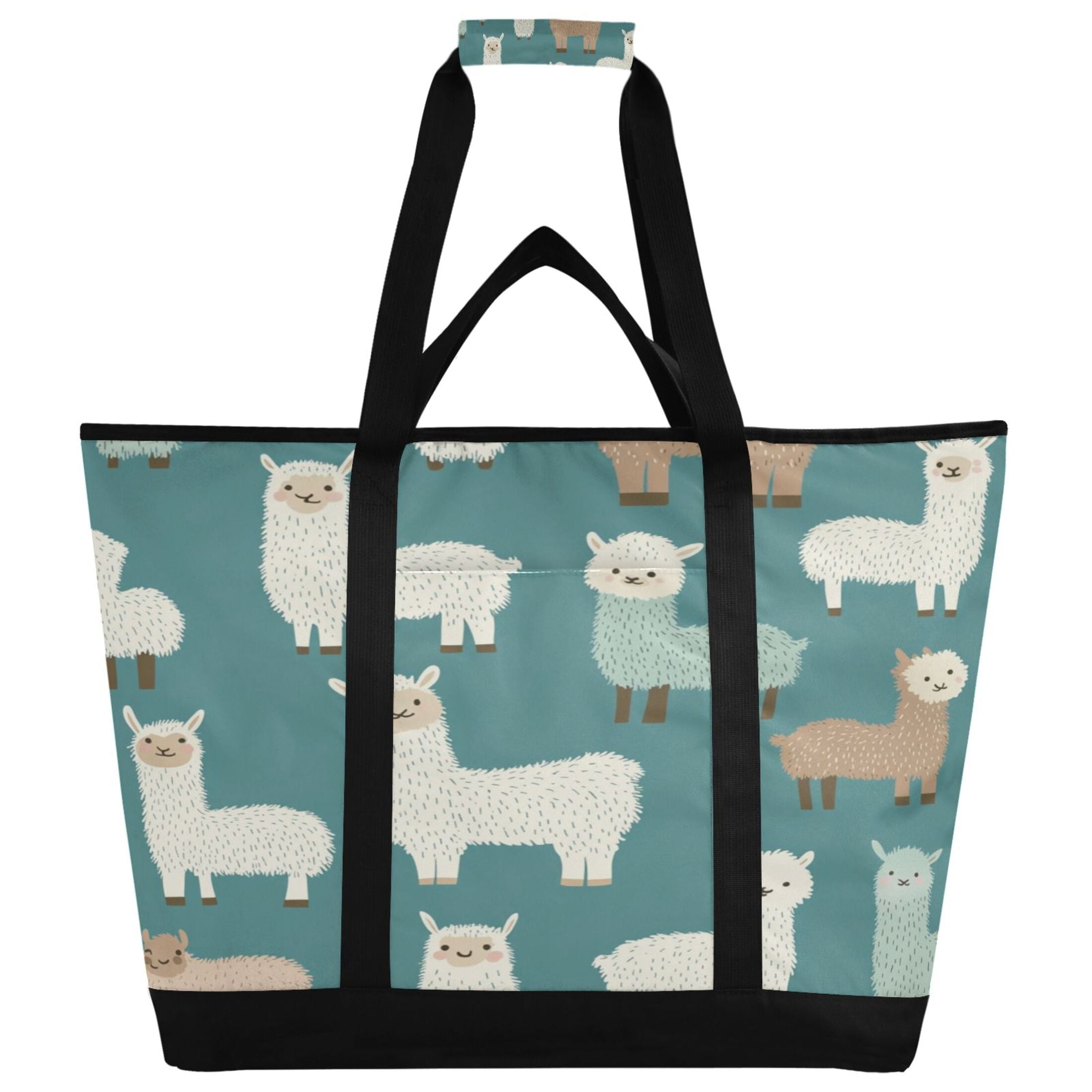 Large Hand-held Ice Pack Picnic Bag Insulation and Refrigeration Suitable for Shopping Picnics and Camping Super Cute Lamb