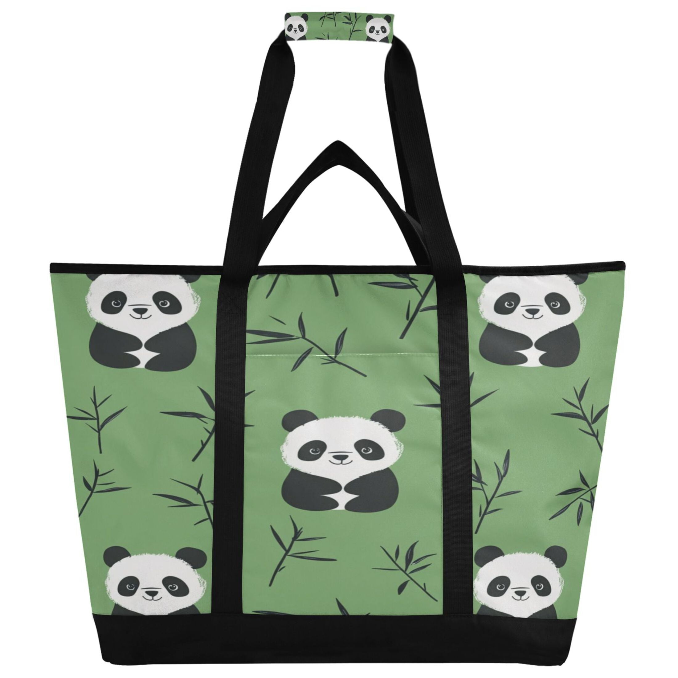 Large Hand-held Ice Pack Picnic Bag Insulation and Refrigeration Suitable for Shopping Picnics and Camping Super Cute Panda