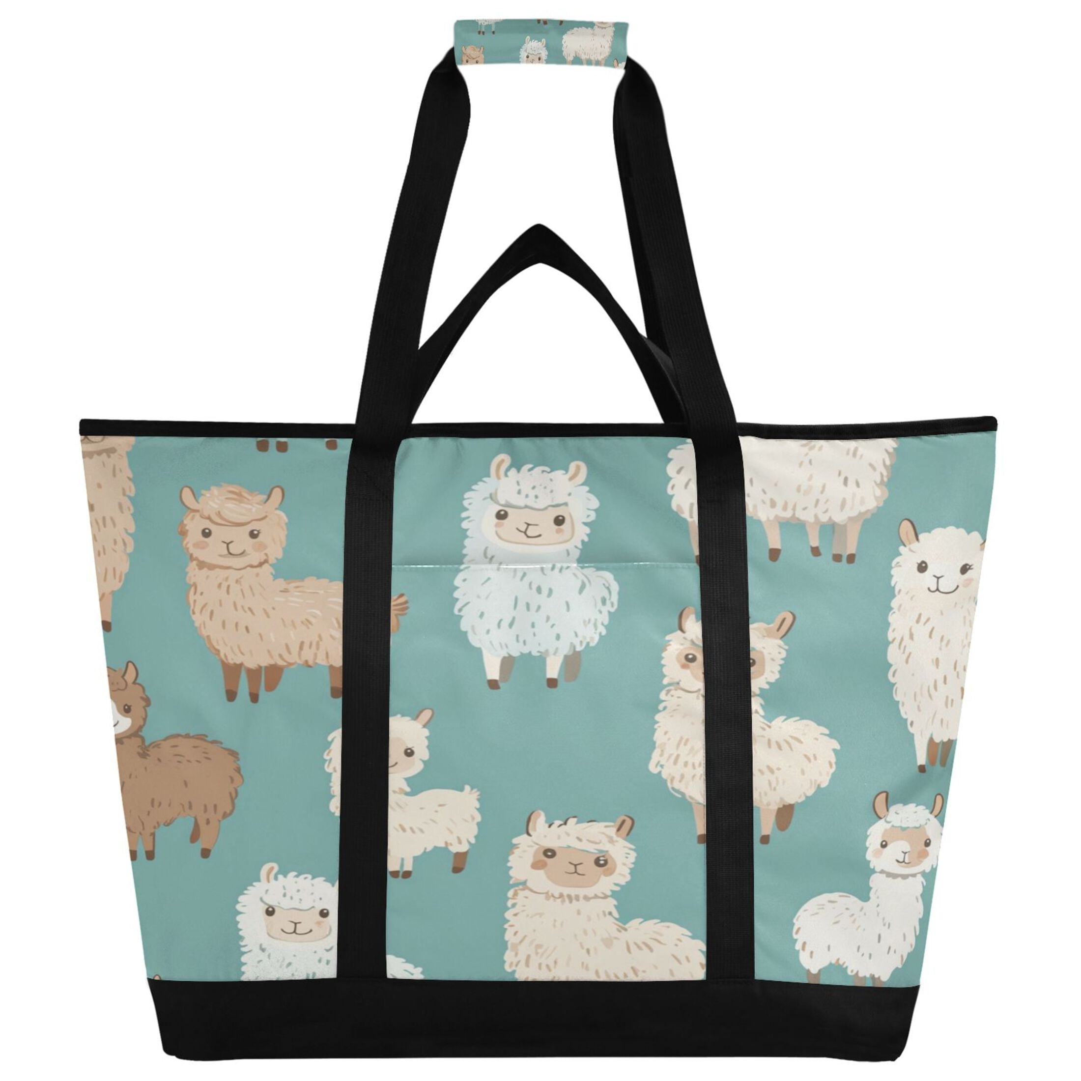 Large Hand-held Ice Pack Picnic Bag Insulation and Refrigeration Suitable for Shopping Picnics and Camping Super Cute Sheep