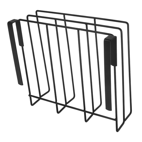 Under Cabinet Stainless Steel Cutting Board Holder with Metal Organizer Rack to Save Space for 1 Set of Chopping Boards