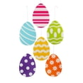 thumbnail image 1 of Large Hanging Easter Egg Decorations, Party Decor, Easter, 6 Pieces, 1 of 3