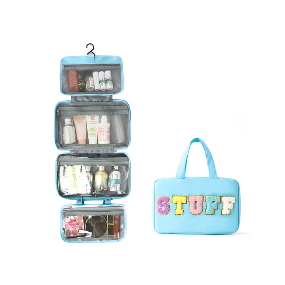 Large Hanging Hook Toiletry Bag Waterproof Foldable Handbag Travel Cosmetic Bag Shaver Organizer Bag Women s Makeup Bag Travel Essentials University Cruise Summer Vacation