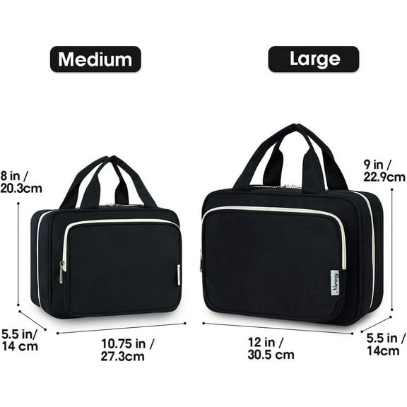 Large Hanging Toiletry Bag for Women Travel Organizer with Multiple Compartments