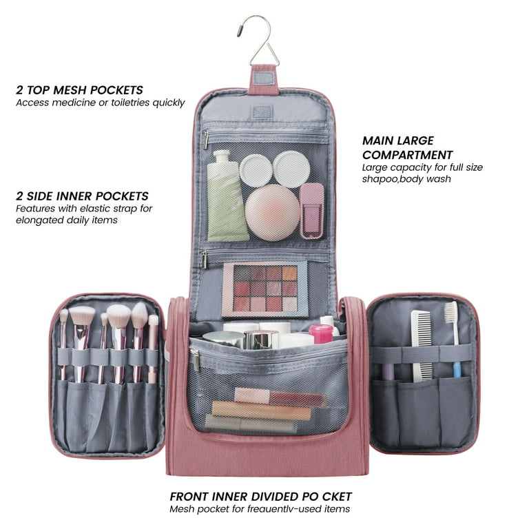 Dopp Kit Best Hanging Travel Toiletry Bag Womens Large Hanging