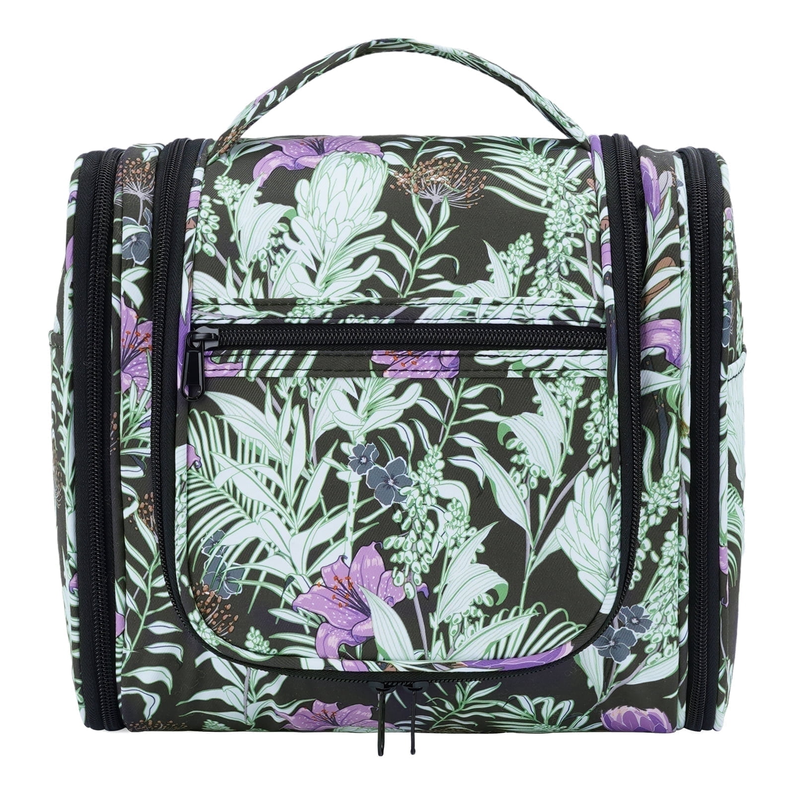 Narwey Large Hanging Toiletry Bag with Hook Makeup Cosmetic Organizer with Multiple Compartments Foldable for Men Women Travel Essentials