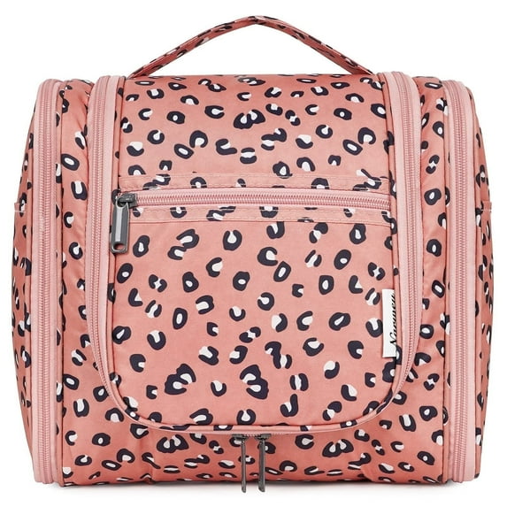 Narwey Large Hanging Toiletry Bag with Hook Makeup Cosmetic Organizer with Multiple Compartments Foldable for Men Women Travel Essentials