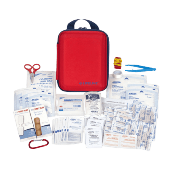 Large Hard-Shell Foam First Aid Kit - 85 Piece