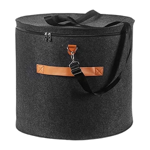 Large Hat Storage Box Portable Closet Organizer with Lid Translucent Front for Bedroom Closet Shelf Travel Stackable Container Baseball Caps Sun Hats Home Storage, 50*43 Cm