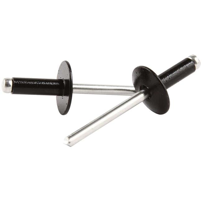 Large Head Aluminum Rivet, Black - Pack of 250