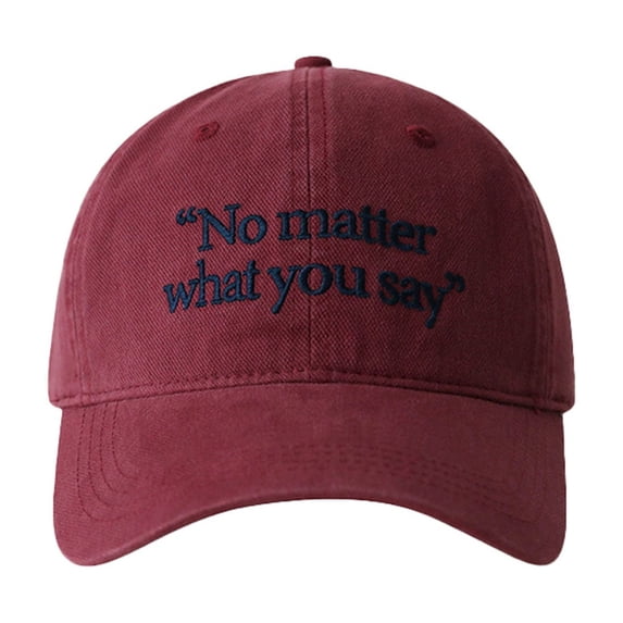 Large Head Circumference Baseball Cap Four Seasons Embroidery Slenderizing Wide Curved Brim Hat