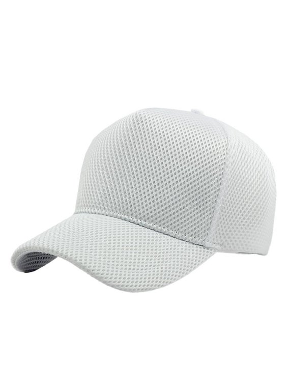 Large Head Circumference Hat for Men, Summer Outdoor Sun Protection Visor Hat, Breathable Mesh Baseball Cap for Women, High Top Hard Brim Baseball Cap