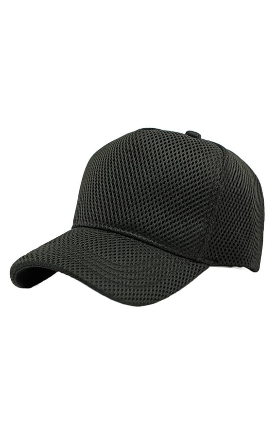 Large Head Circumference Hat for Men, Summer Outdoor Sun Protection Visor Hat, Breathable Mesh Baseball Cap for Women, High Top Hard Brim Baseball Cap