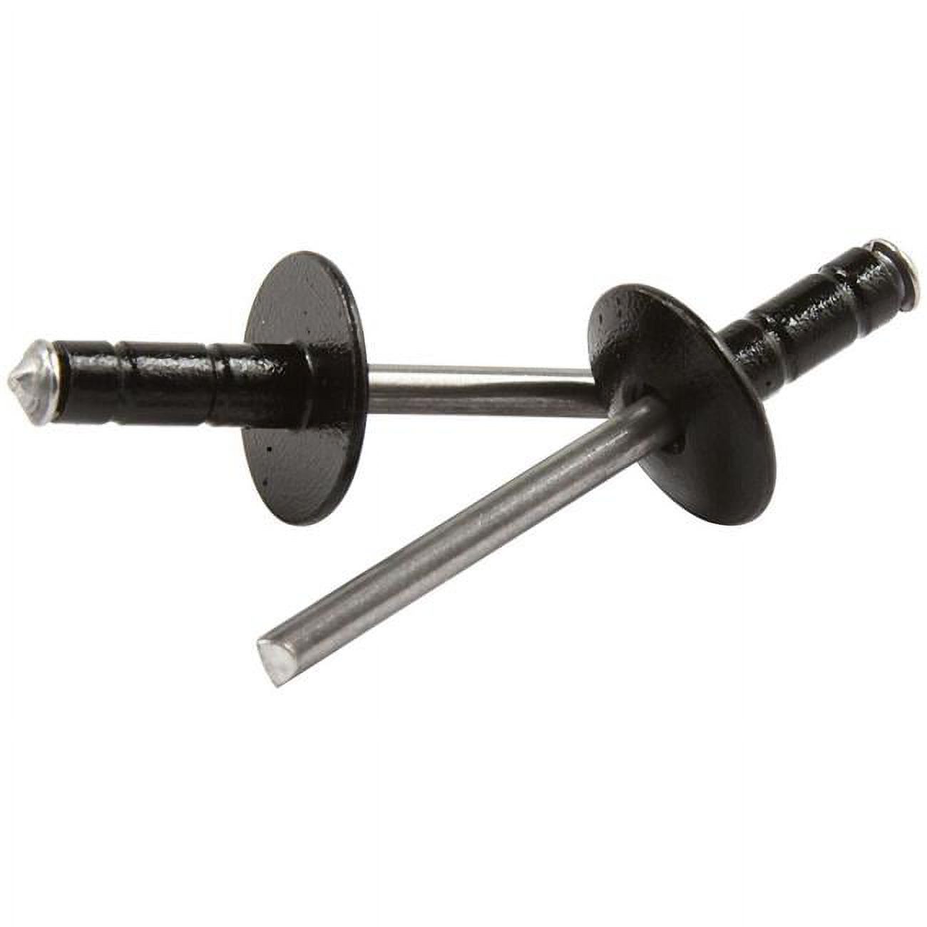 Large Head Multi-Grip Rivet, Black - Pack of 250 - Walmart.com